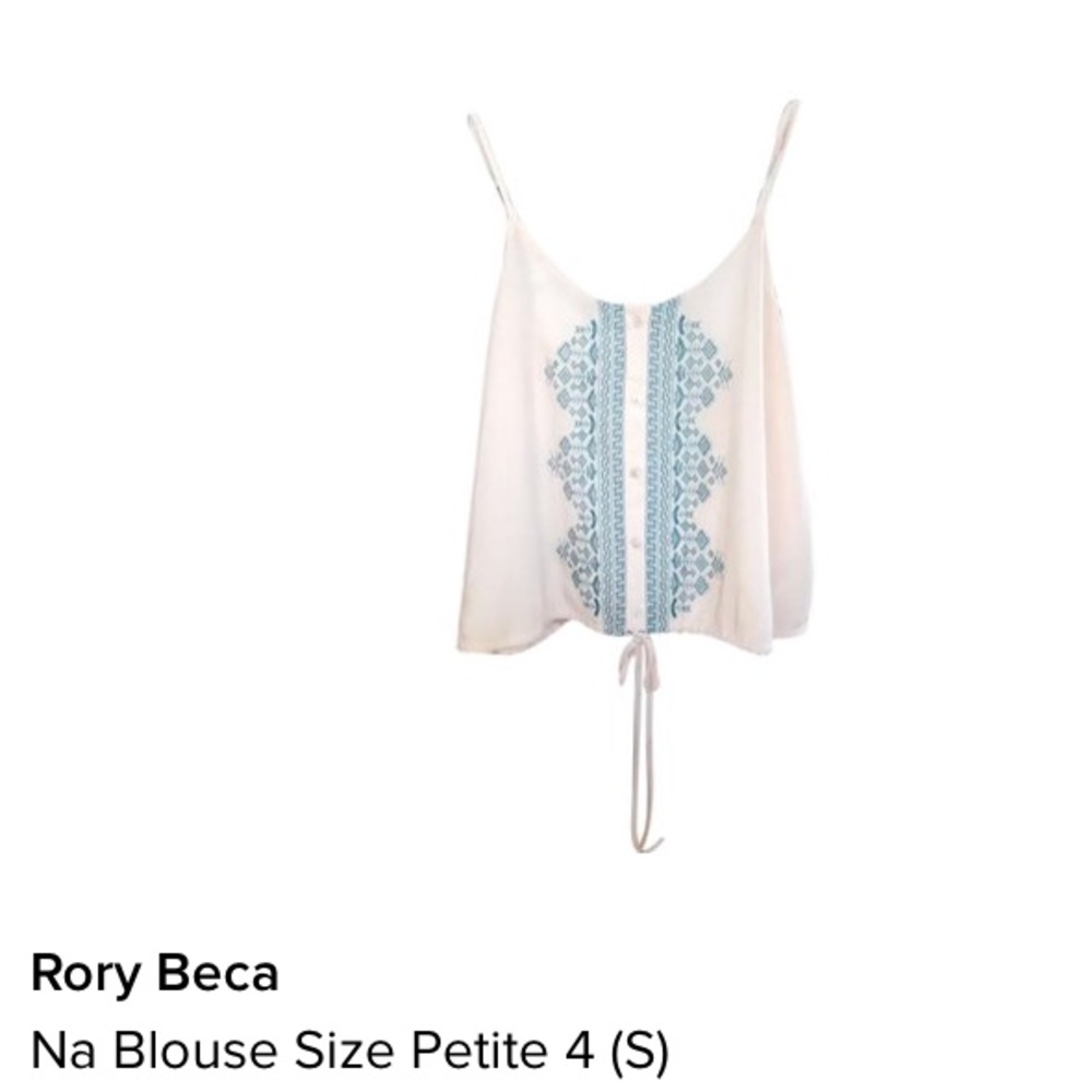 Rory beca tank top pink and blue